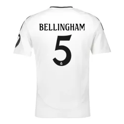 Real Madrid Bellingham 5 Shirt Heren Thuis 2024/25 Real Madrid Bellingham 5 Shirt Heren Thuis 2024/25