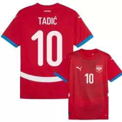 Servië Tadic 10 Shirt Heren Thuis EK 2024 Servië Tadic 10 Shirt Heren Thuis EK 2024