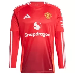 Manchester United Bruno Fernandes 8 Shirt Heren Thuis 2024/25 Lange Mouw