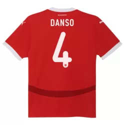 Oostenrijk Kevin Danso 4 Shirt Heren Thuis EK 2024 Oostenrijk Kevin Danso 4 Shirt Heren Thuis EK 2024
