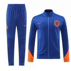 Nederland Trainingsjack Pak Heren 2024/25 Blauwe Nederland Trainingsjack Pak Heren 2024/25 Blauwe