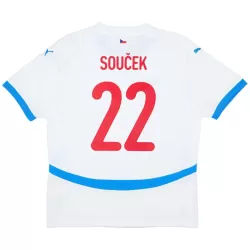 Tsjechië Soucek 22 Shirt Heren Uit EK 2024 Tsjechië Soucek 22 Shirt Heren Uit EK 2024
