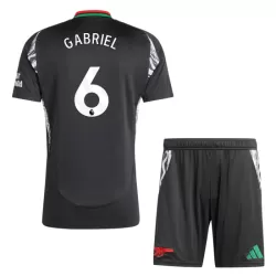 Arsenal Gabriel 6 Tenue Kind Uit 2024/25 Arsenal Gabriel 6 Tenue Kind Uit 2024/25