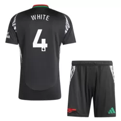Arsenal White 4 Tenue Kind Uit 2024/25 Arsenal White 4 Tenue Kind Uit 2024/25