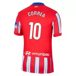 Atlético Madrid Correa 10 Shirt Heren Thuis 2024/25 Atlético Madrid Correa 10 Shirt Heren Thuis 2024/25