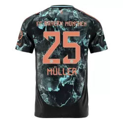 FC Bayern München Müller 25 Shirt Heren Uit 2024/25 FC Bayern München Müller 25 Shirt Heren Uit 2024/25
