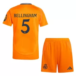 Real Madrid Bellingham 5 Tenue Kind Uit 2024/25 Real Madrid Bellingham 5 Tenue Kind Uit 2024/25