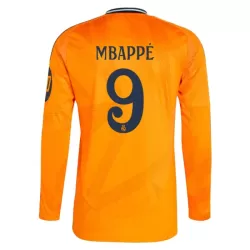 Real Madrid Mbappé 9 Shirt Heren Uit 2024/25 Lange Mouw Real Madrid Mbappé 9 Shirt Heren Uit 2024/25 Lange Mouw