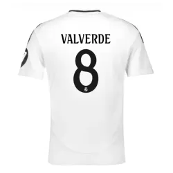 Real Madrid Valverde 8 Shirt Heren Thuis 2024/25 Real Madrid Valverde 8 Shirt Heren Thuis 2024/25