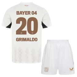 Bayer Leverkusen Alejandro Grimaldo 20 Tenue Kind Uit 2024/25 Bayer Leverkusen Alejandro Grimaldo 20 Tenue Kind Uit 2024/25