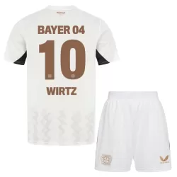 Bayer Leverkusen Florian Wirtz 10 Tenue Kind Uit 2024/25 Bayer Leverkusen Florian Wirtz 10 Tenue Kind Uit 2024/25