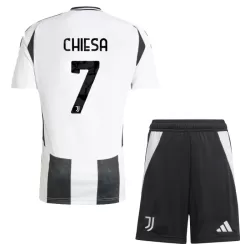 Juventus Chiesa 7 Tenue Kind Thuis 2024/25 Juventus Chiesa 7 Tenue Kind Thuis 2024/25