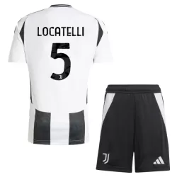 Juventus Locatelli 5 Tenue Kind Thuis 2024/25 Juventus Locatelli 5 Tenue Kind Thuis 2024/25