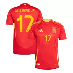 Spanje Williams JR 17 Shirt Heren Thuis EK 2024 Spanje Williams JR 17 Shirt Heren Thuis EK 2024