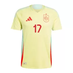 Spanje Williams JR 17 Shirt Heren Uit EK 2024