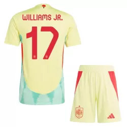 Spanje Williams JR 17 Tenue Kind Uit EK 2024 Spanje Williams JR 17 Tenue Kind Uit EK 2024