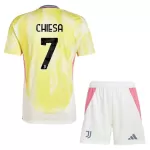 Juventus Chiesa 7 Tenue Kind Uit 2024/25