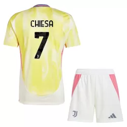 Juventus Chiesa 7 Tenue Kind Uit 2024/25 Juventus Chiesa 7 Tenue Kind Uit 2024/25