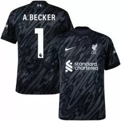 Liverpool A. Becker 1 Keeper Shirt Heren 2024/25 Zwarte Liverpool A. Becker 1 Keeper Shirt Heren 2024/25 Zwarte