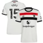 Manchester United Yoro 15 Shirt Heren Derde 2024/25
