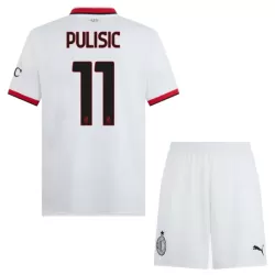 AC Milan Pulisic 11 Tenue Kind Uit 2024/25 AC Milan Pulisic 11 Tenue Kind Uit 2024/25