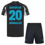 Bayer Leverkusen Alejandro Grimaldo 20 Tenue Kind Derde 2024/25