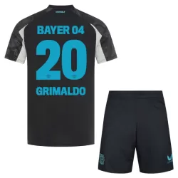 Bayer Leverkusen Alejandro Grimaldo 20 Tenue Kind Derde 2024/25 Bayer Leverkusen Alejandro Grimaldo 20 Tenue Kind Derde 2024/25