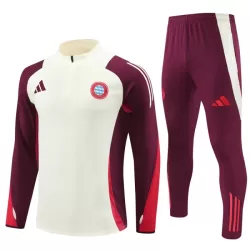 Bayern München Trainingssweaterset Heren 2024/25 Kwartrits Witte Bayern München Trainingssweaterset Heren 2024/25 Kwartrits Witte