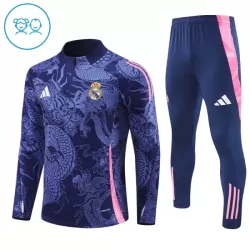 Real Madrid Dragon Trainingssweaterset Kind 2024/25 Kwartrits Grijze Real Madrid Dragon Trainingssweaterset Kind 2024/25 Kwartrits Grijze