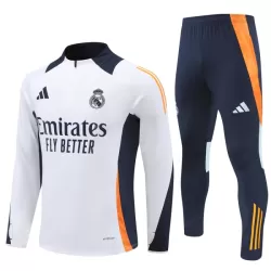 Real Madrid Trainingssweaterset Heren 2024/25 Kwartrits Witte Real Madrid Trainingssweaterset Heren 2024/25 Kwartrits Witte