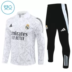 Real Madrid Trainingssweaterset Kind 2024/25 Kwartrits Witte Real Madrid Trainingssweaterset Kind 2024/25 Kwartrits Witte