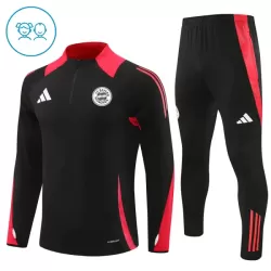 Bayern München Trainingssweaterset Kind 2024/25 Kwartrits Zwarte Bayern München Trainingssweaterset Kind 2024/25 Kwartrits Zwarte