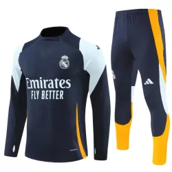 Real Madrid Trainingssweaterset Heren 2024/25 Kwartrits Grijze Real Madrid Trainingssweaterset Heren 2024/25 Kwartrits Grijze