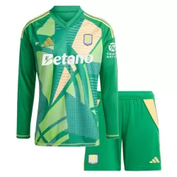 Aston Villa Keeper Tenue Kind 2024/25 Lange Mouw Groene Aston Villa Keeper Tenue Kind 2024/25 Lange Mouw Groene
