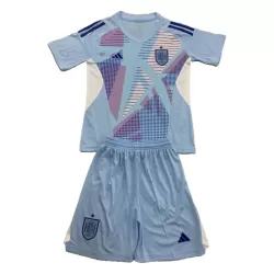 Spanje Keeper Tenue Kind EK 2024 Blauwe Spanje Keeper Tenue Kind EK 2024 Blauwe