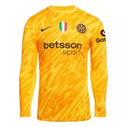 Inter Milan Keeper Shirt Heren 2024/25 Lange Mouw Gele Inter Milan Keeper Shirt Heren 2024/25 Lange Mouw Gele
