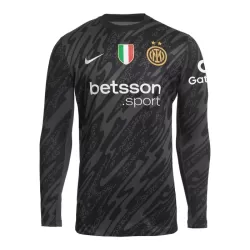 Inter Milan Keeper Shirt Heren 2024/25 Lange Mouw Zwarte Inter Milan Keeper Shirt Heren 2024/25 Lange Mouw Zwarte