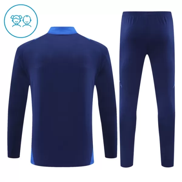 Al-Nassr FC Trainingssweaterset Kind 2024/25 Kwartrits Blauwe