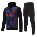 Barcelona Hoodie Trainingssweaterset Heren 2024/25 Grijze