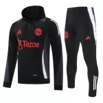 Manchester United Hoodie Trainingssweaterset Heren 2024/25 Grijze