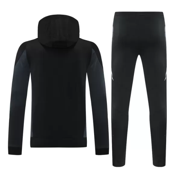 Manchester United Hoodie Trainingssweaterset Heren 2024/25 Grijze