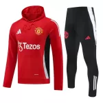 Manchester United Hoodie Trainingssweaterset Heren 2024/25 Rode