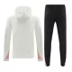 Paris Saint-Germain Hoodie Trainingssweaterset Heren 2024/25 Witte