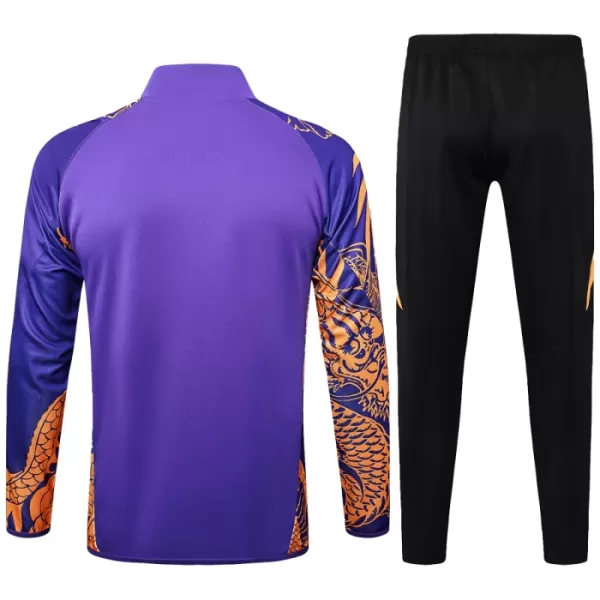 Real Madrid Dragon Trainingsjack Pak Heren 2024/25 Purper