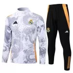 Real Madrid Dragon Trainingsjack Pak Heren 2024/25 Witte
