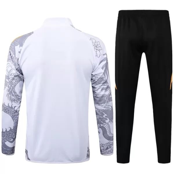 Real Madrid Dragon Trainingsjack Pak Heren 2024/25 Witte