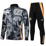 Real Madrid Dragon Trainingsjack Pak Heren 2024/25 Zwarte