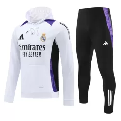 Real Madrid Hoodie Trainingssweaterset Heren 2024/25 Witte Real Madrid Hoodie Trainingssweaterset Heren 2024/25 Witte