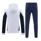 Real Madrid Hoodie Trainingssweaterset Heren 2024/25 Witte