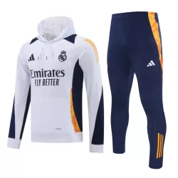 Real Madrid Hoodie Trainingssweaterset Heren 2024/25 Witte Real Madrid Hoodie Trainingssweaterset Heren 2024/25 Witte